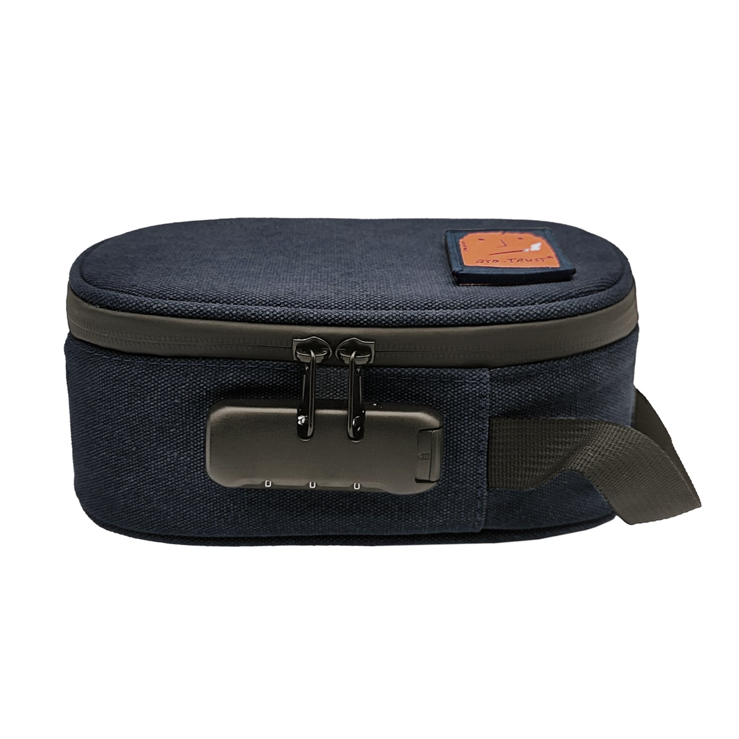 SENSORITE Smell Proof Canvas Bag with 3-digit Password Lock & 2 Removable Padded Dividers - Sensorite